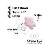 Tidepool Squishy Daisy Pink &mdash; PopTop image number 2